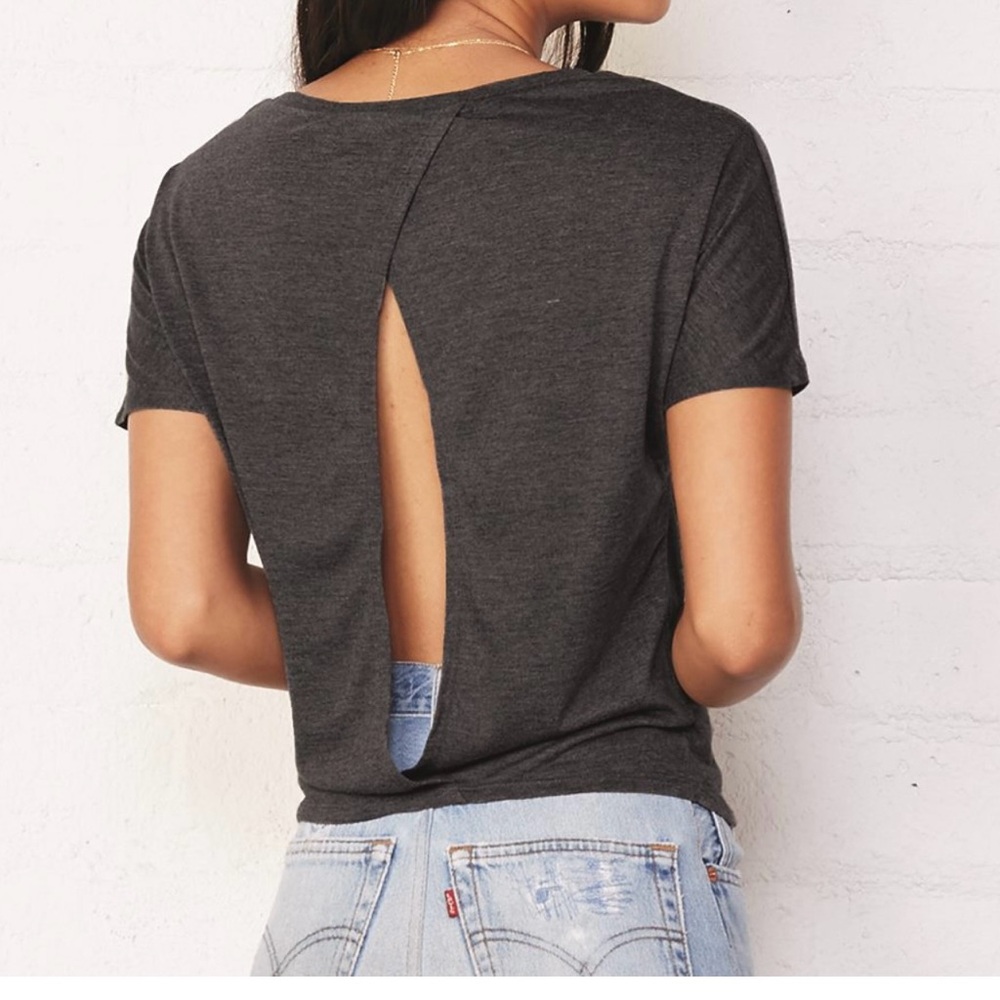 Alo Yoga, Open Back Tee, size M